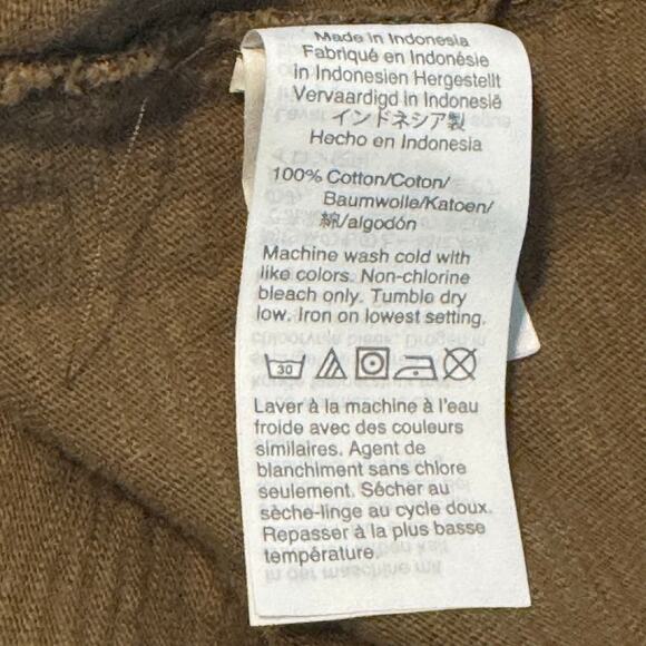 Monteau Flutter Sleeve Pullover Crop Top Yellow Floral Style #28874 Women Small - Picture 8 of 10